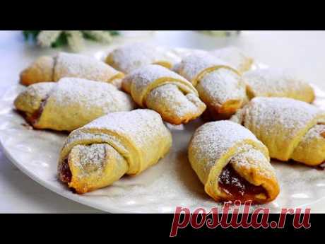 Мука + Вода/Вкуснятина из Ничего!Домашние  Рогалики/Самый Простой Рецепт,Постный