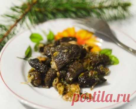 Жареные сморчки