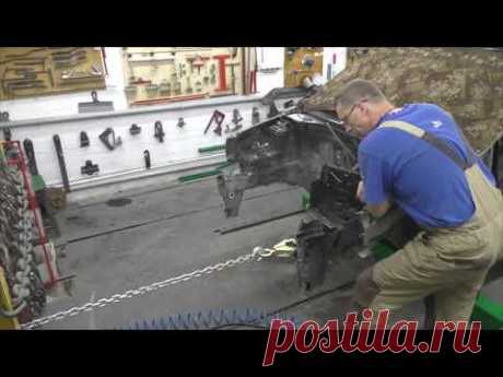 Лада Ларгус. Тянем лонжероны и вся правда про герметик. Body repair after an accident.