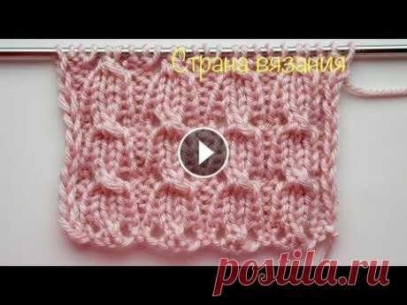 Узоры спицами. Ажурные колокольчики. Lace bells    Узорчик для детских вещей и не только. Ажурные колокольчики - это универсальный узор, которым можно связать все - от шапок до пальто. Раппорт узора 5 петель и 6 рядов. Для образца набираем ...