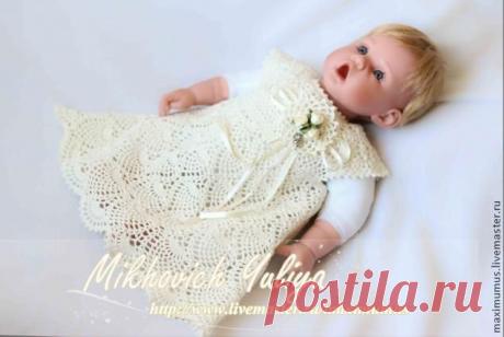 Ажурное платье-туника для девочки своими руками.