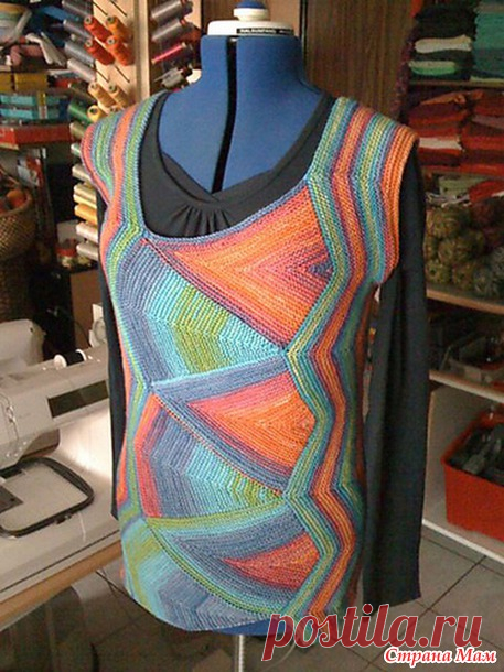 Помогите найти описание топа-жилета. - Помощь в вязании - Страна Мам