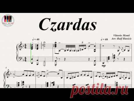 Czardas (Csárdás) - Vittorio Monti, Piano