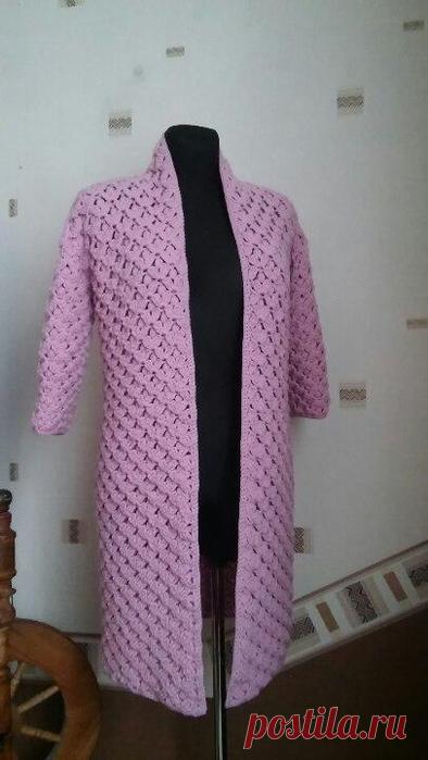 Кардиган крючком. Схема