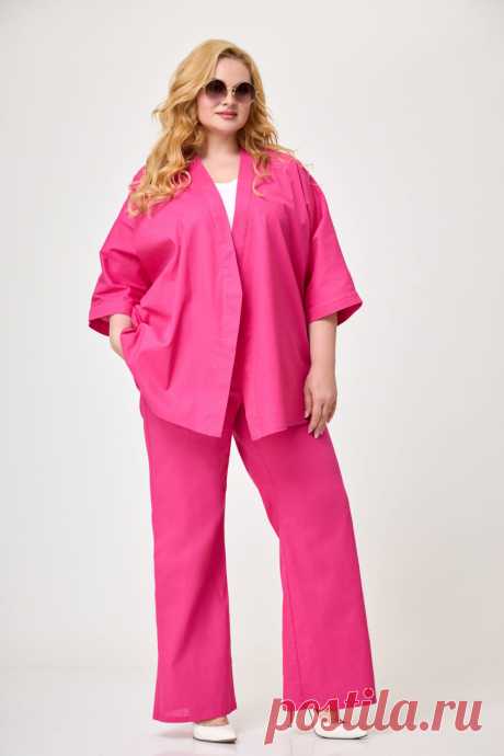 костюм женский летний брючный лен