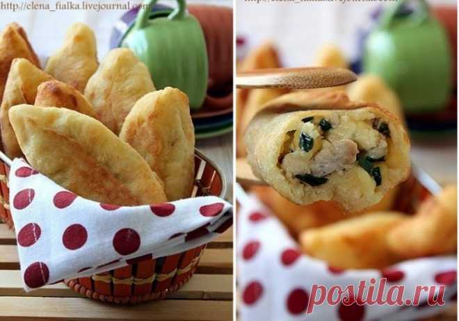 Пирожки из творожного теста с курицей и сыром — Рецепт на вес золота 


Моя семья оценила!









 
Ингредиенты:
Тесто:творог — 250 гяйца — 2 штукимука — 200 г +50 г на разделку тестасахар — 2 ч. л.соль — 1 ч. л.сода — 1/2 ч. л.растительное масло для жарки пирожков
Н…