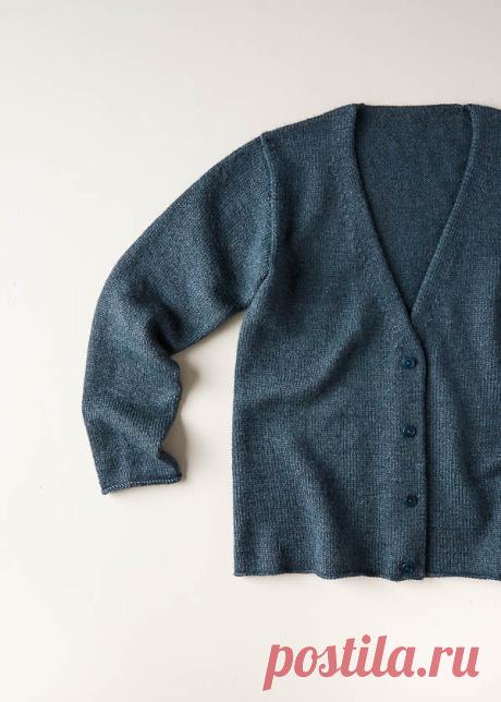 Low-V Cardigan by Purl Soho