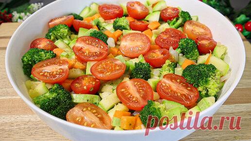 Простое и вкусное приготовление брокколи с кабачками. Запечённые свежие овощи в духовке. Готовлю эту овощную запеканку каждую неделю. | Сказочная кухня | Дзен