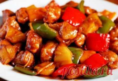 Мясо с овощами по - китайски