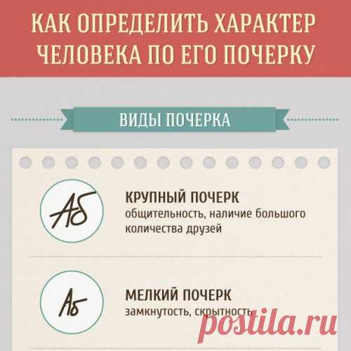 Что говорит о человеке его почерк
