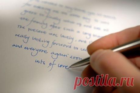 Полезные материалы для написания писем. / Неформальный Английский
