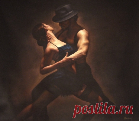 Эмоции,танец,страсть.Художник Хэмиш Блэкли (Hamish Blakely)