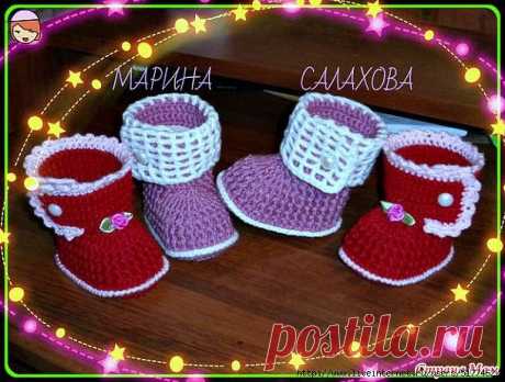МК ПИНЕТКИ САПОЖКИ ОТ МАРИНЫ САЛАХОВОЙ