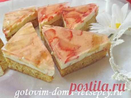Пирог с творогом и фруктами. Рецепт с фото - Как приготовить | ГОТОВИМ ДОМА РЕЦЕПТЫ