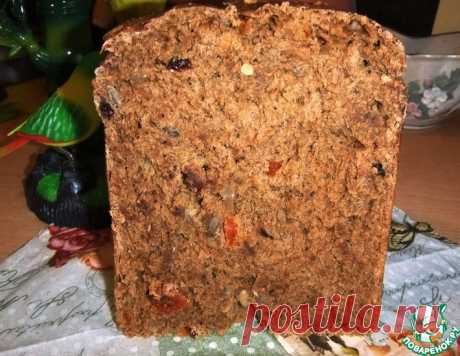 Ржаной хлеб с черносливом, курагой и орехами – кулинарный рецепт
