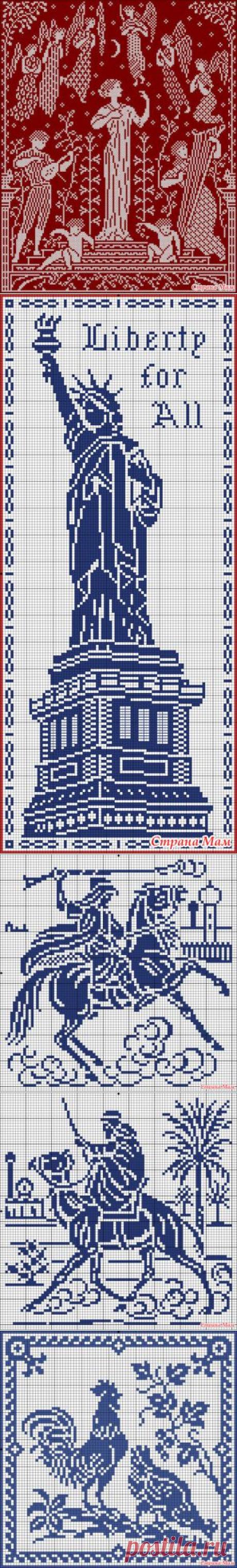 Монохромная вышивка. - Клуб рукоделия - Страна Мам