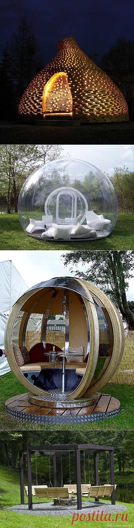 10 идей необычных беседок