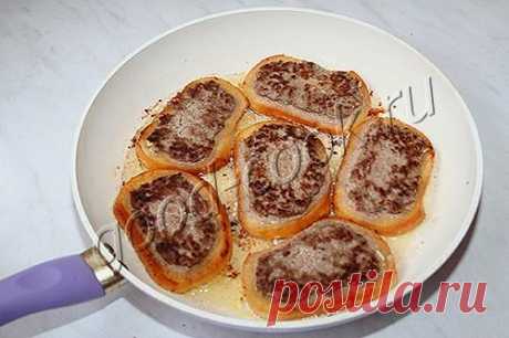 гренки с фаршем, рецепт приготовления