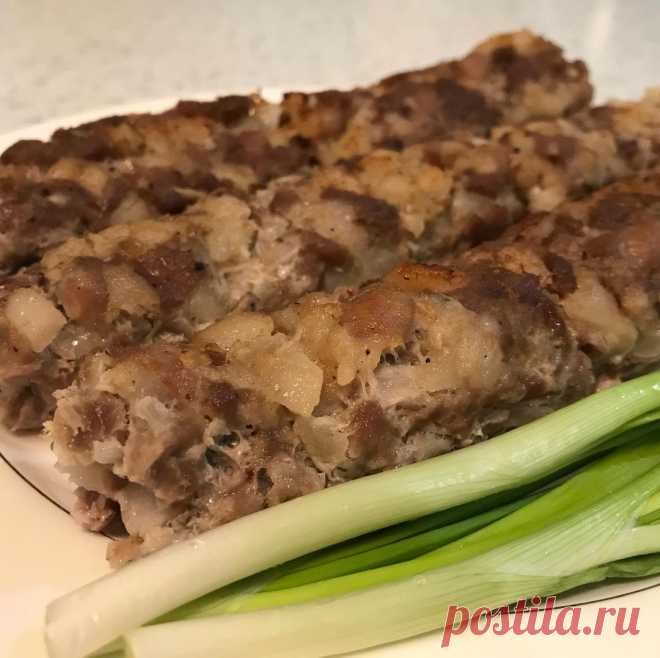 Домашняя колбаса без оболочки