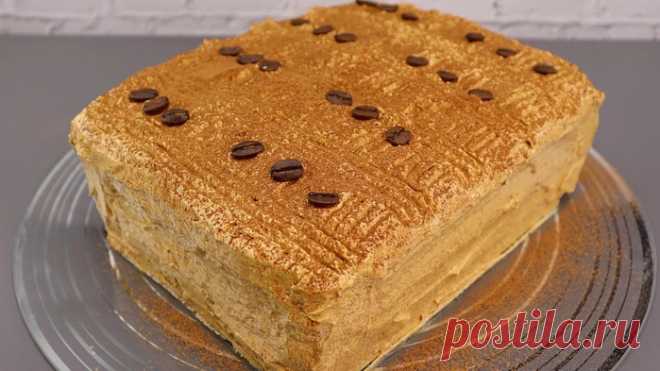 Простой домашний торт на Новый год: торт «Капучино» со вкусом шоколада