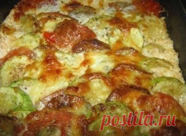 ​Очень вкусная овощная запеканка с сыром  
Ингредиенты:&nbsp;2 баклажана&nbsp;
2 молодых кабачка&nbsp;
3 помидора&nbsp;
сушеные пряности&nbsp;
100мл молока или сливок&nbsp;
1 яйцо 
козий сыр&nbsp;

 
Приготовление:&nbsp;
1. Баклажаны и кабачки почистить, нарезать кольцами и слегка обжарить на оливковом масле с двух...