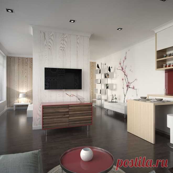 Стильный интерьер квартиры-студии - Роскошь и уют