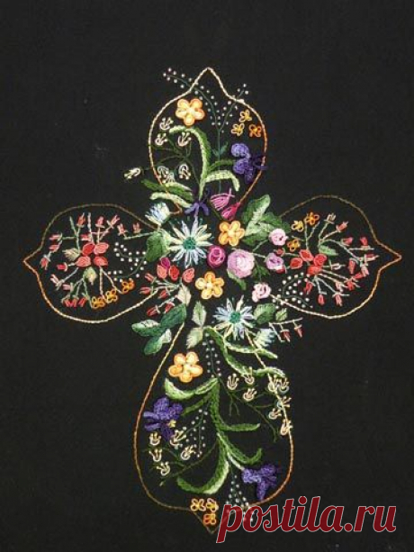JDR Brazilian Elegance New Design - Dimensional Brazilian Embroidery &quot;He Lives&quot; Cross JDR 6219
02