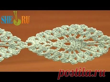 ▶ Кружево из лент Урок 14 Техника ленточное кружево - YouTube