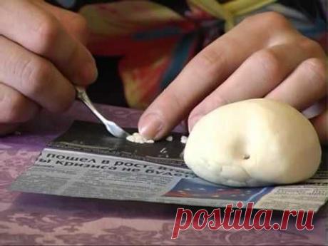 Авксентьева Алена. Необычная лепка из соленого теста. - YouTube