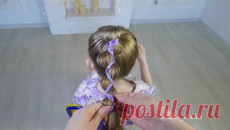 10 несложных и очень красивых причесок для школы