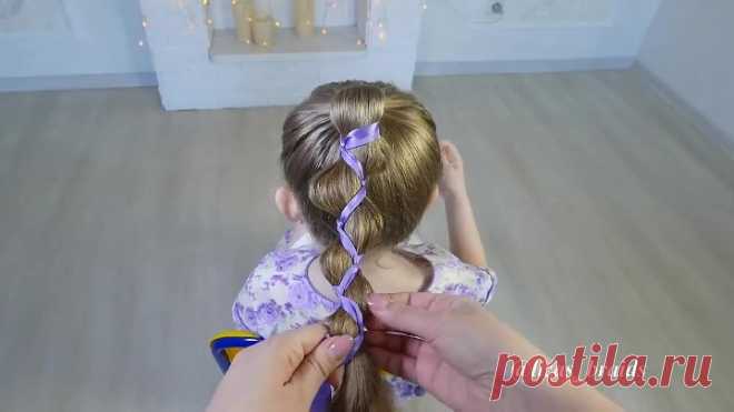 10 несложных и очень красивых причесок для школы