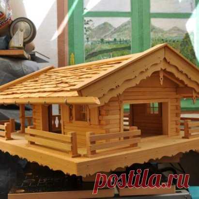 Кормушка от Andys Werkstatt
Разные кормушки в статье  hobbywood.ru/kormushki-dlya-ptits/