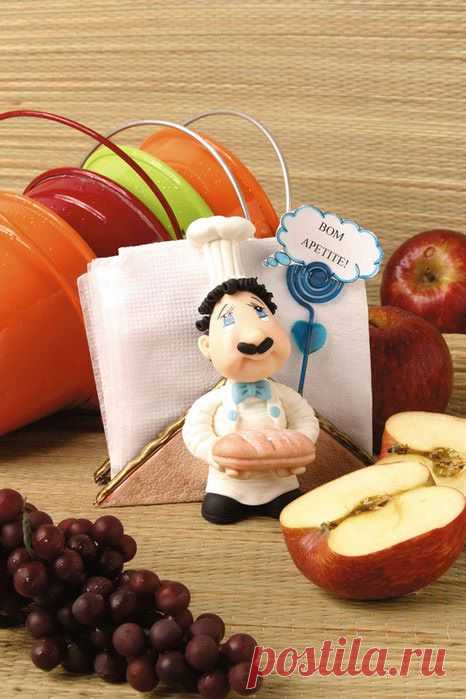 Лепка. Усатого пекаря слепить не хотите? Мастер-класс