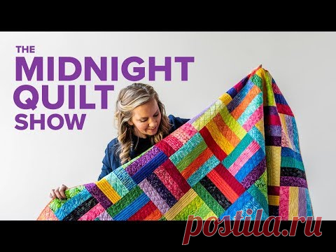 A Scrappy Stash-Buster Quilt Pattern | S7E7 Midnight Quilt Show with Angela Walters