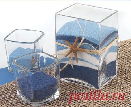 Украшения для дома из цветного песка своими руками | Блог интернет-магазина Domovitto.ru