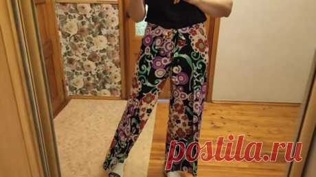 Свободные брюки, которые носит вся Азия: на любую фигуру - Сам себе мастер - медиаплатформа МирТесен Такие тайские брюки носит вся Азия! Стильные, лёгкие, свободные — такие брючки хочется надеть на море, да и просто на прогулку! Дополнительным бонусом этих брюк является тот факт, что они хорошо смотрятся на любой фигуре. Ширину лучше взять 1 метр вместо 85 см, чтобы ткань хорошо облегала ноги.