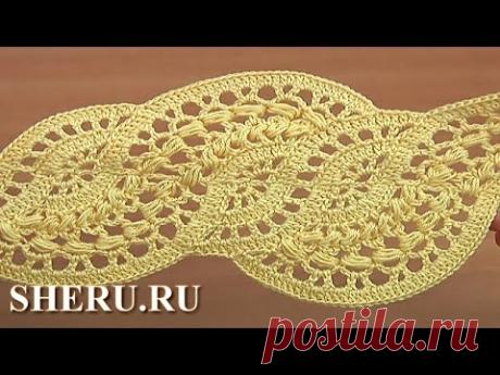 Ажурная лента в технике ленточного кружева, демоверсия. Урок 28