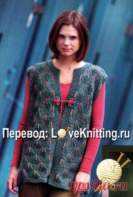 Жилет &quot;Луга в цвету&quot;
