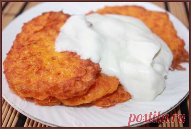 Записки домохозяйки - Тыквенные оладушки или драники