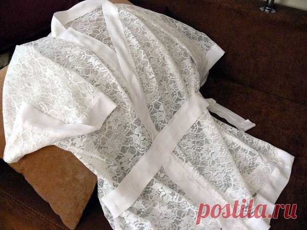 #sewingschool_howto 

● Шьем кружевной халатик.