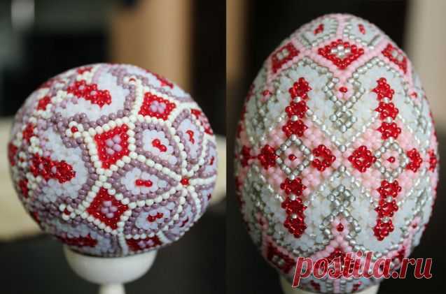 Пасхальные яйца со схемами( из интернета) / Бисер / Разнообразные поделки из бисера: схемы,мастер классы