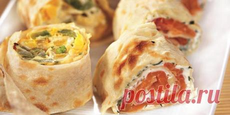 (+2) Рулеты из лаваша с разными начинками : Овощные блюда : Кулинария : Subscribe.Ru