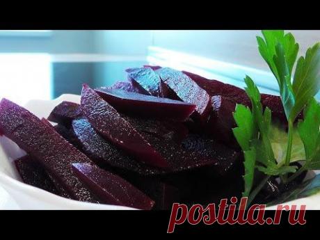 ▶ Свекла в сладком маринаде видео рецепт - YouTube