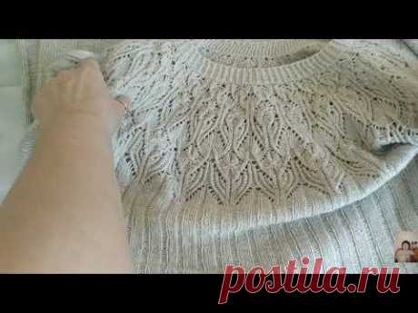 И снова круглая кокетка. Готовая работа. Платье👗
