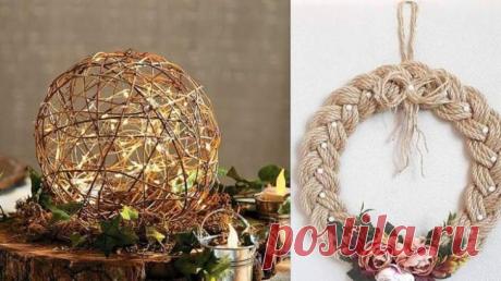 Идеи из верёвки, которые не купишь ни за какие деньги Эти восхитительные идеи из верёвки не купить ни за какие деньги, зато легко сделать своими руками! Красивый венок на дверь, абажур с гирляндой внутри — эти поделки чудесно украсят любой интерьер, особ...