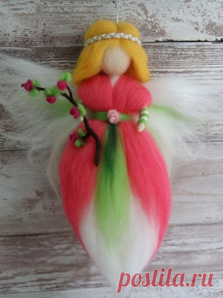 Сказочные феи из шерсти. Идеи.