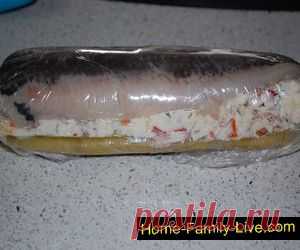 Закуска из сельди - пошаговый фоторецепт закуска из доступных продукто