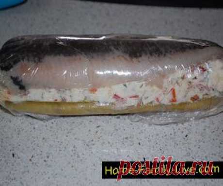 Закуска из сельди - пошаговый фоторецепт закуска из доступных продукто