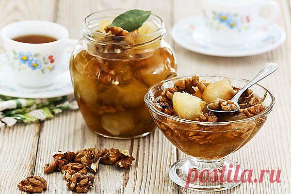 Варенье из яблок с грецкими орехами. | Готовим дома