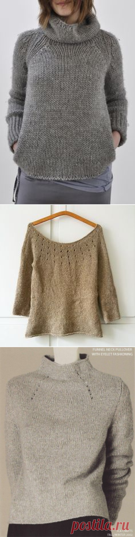 JCA Crafts--Full Fashioned Pullover | knitting ladies